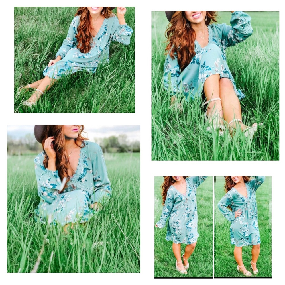 Kori ⚠️FINAL MARKDOWN BABY DOLL LACE TRIMMED DRESS - Picture 3 of 8